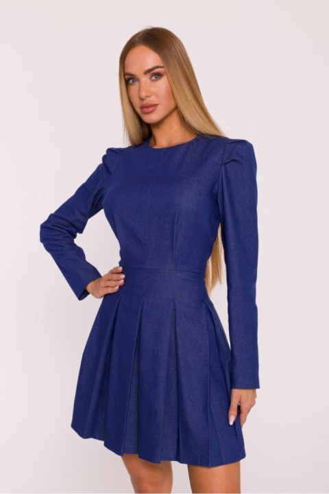 Sukienka Model MOE884 Blue - Moe Moe Sukienka Model MOE884 Blue - Moe Moe