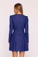 Sukienka Model MOE884 Blue - Moe Moe Sukienka Model MOE884 Blue - Moe Moe