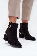 Botki Model Dorisse 0-610 Black - Step in style Step in style Botki Model Dorisse 0-610 Black - Step in style Step in style