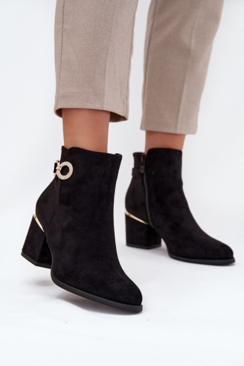 Botki Model Dorisse 0-610 Black - Step in style Step in style Botki Model Dorisse 0-610 Black - Step in style Step in style