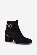 Botki Model Dorisse 0-610 Black - Step in style Step in style Botki Model Dorisse 0-610 Black - Step in style Step in style