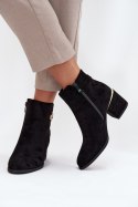 Botki Model Dorisse 0-610 Black - Step in style Step in style Botki Model Dorisse 0-610 Black - Step in style Step in style