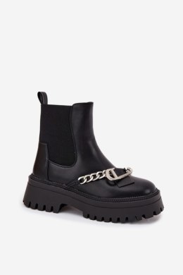 Botki Model Marvella JJ76P Black - Step in style Step in style