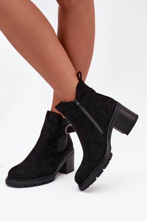 Botki Model Melara DA153P Black - Step in style Step in style Botki Model Melara DA153P Black - Step in style Step in style