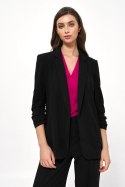 Czarna marynarka bez zapięcia Z58 Black - Nife Nife Czarna marynarka bez zapięcia Z58 Black - Nife Nife
