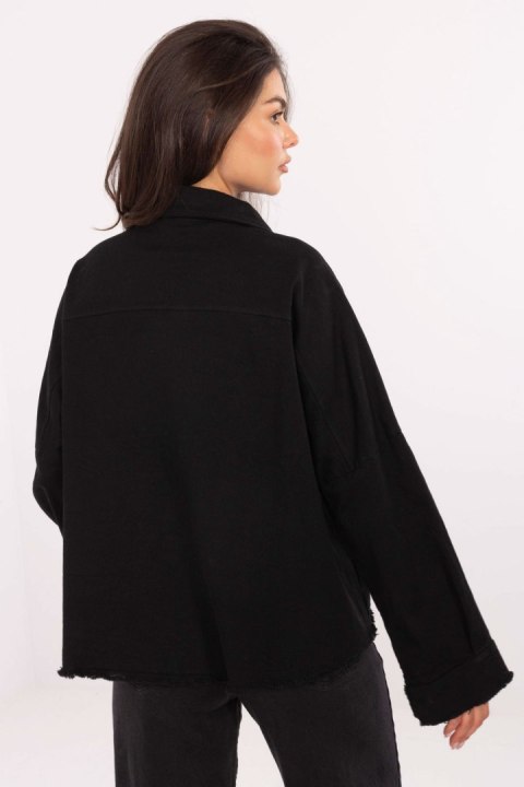 Koszula Damska Model IT-KS-FL5779.87 Balck - Rue Paris Rue Paris Koszula Damska Model IT-KS-FL5779.87 Balck - Rue Paris Rue Paris