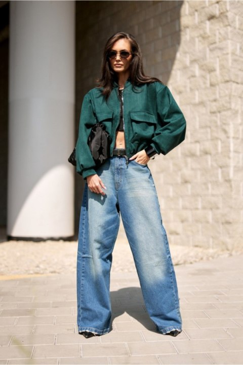 Kurtka Damska Model Vivara BUT KUR0032 Bottle Green - Roco Fashion Roco Fashion