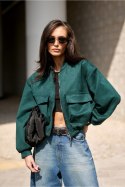 Kurtka Damska Model Vivara BUT KUR0032 Bottle Green - Roco Fashion Roco Fashion