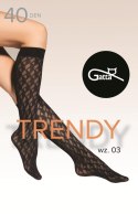 PODKOLANÓWKI TRENDYLINE WZ.03 40 DEN GATTA
