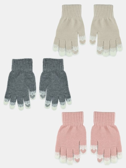 RĘKAWICZKI DZIEWCZĘCE RZ085 5P PUCHATE NOVITI