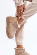Śniegowce Model Nucca W5828 Beige - Step in style Step in style Śniegowce Model Nucca W5828 Beige - Step in style Step in style