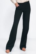 Spodnie Czarne spodnie typu bootcut SD100 Black - Nife Nife Spodnie Czarne spodnie typu bootcut SD100 Black - Nife Nife