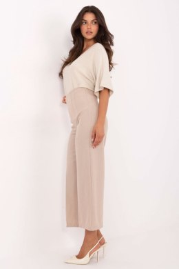 Spodnie Damskie Model IT-SP-FL9068.96 Beige - Rue Paris Rue Paris