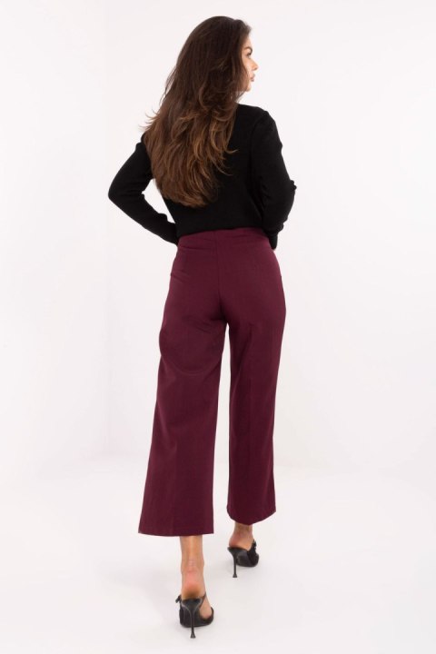 Spodnie Damskie Model IT-SP-FL9068.96 Bordo - Rue Paris Rue Paris