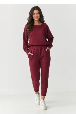 Spodnie Komplet Model M888 Bordo - Makadamia Makadamia