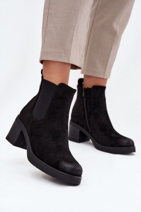 Sztyblety Model Zelia XJ-818A Black - Step in style Step in style