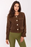 Żakiet Model IT-KR-FL9586.64 Brown - Rue Paris Rue Paris
