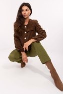 Żakiet Model IT-KR-FL9586.64 Brown - Rue Paris Rue Paris