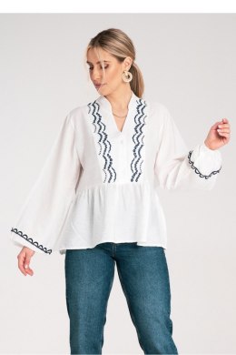 Bluzka Model M1192 White - Figl Figl