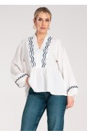 Bluzka Model M1192 White - Figl Figl