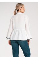 Bluzka Model M1192 White - Figl Figl