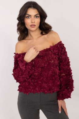 Bluzka Model MI-BZ-26158.20 Bordo - Italy Moda Italy Moda