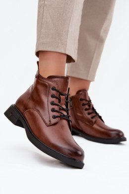 Botki Model Vinceza 39953 Brown Skóra - Step in style Step in style