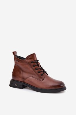 Botki Model Vinceza 39953 Brown Skóra - Step in style Step in style
