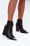 Botki Model Wiviane 7669A Black - Step in style Step in style