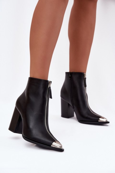 Botki Model Wiviane 7669A Black - Step in style Step in style