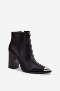 Botki Model Wiviane 7669A Black - Step in style Step in style