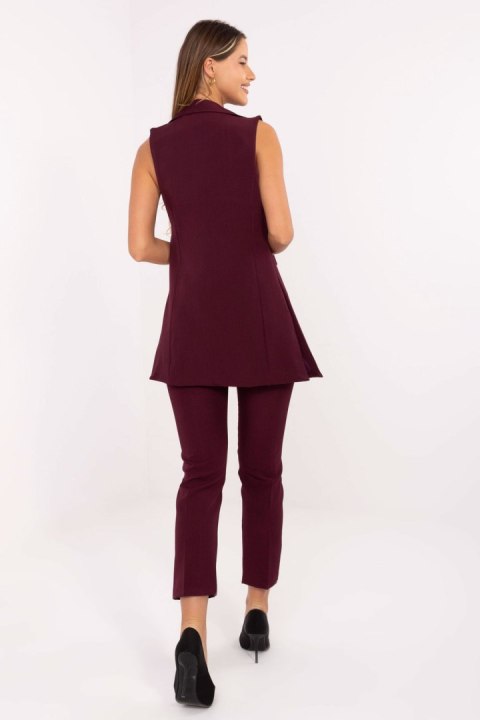 Kamizelka Model IT-KZ-FL5069.84 Bordo - Rue Paris Rue Paris
