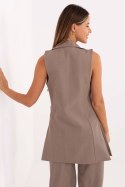 Kamizelka Model IT-KZ-FL5069.84 Dark Beige - Rue Paris Rue Paris