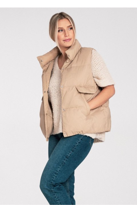 Kamizelka Model M1115 Beige - Figl Figl Kamizelka Model M1115 Beige - Figl Figl