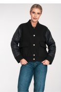 Kurtka Damska Model M1097 Black - Figl Figl Kurtka Damska Model M1097 Black - Figl Figl
