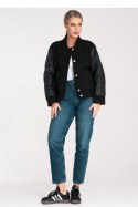 Kurtka Damska Model M1097 Black - Figl Figl Kurtka Damska Model M1097 Black - Figl Figl