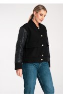 Kurtka Damska Model M1097 Black - Figl Figl Kurtka Damska Model M1097 Black - Figl Figl