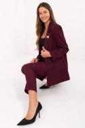 Marynarka Model IT-MA-FL8315.85 Bordo - Rue Paris Rue Paris
