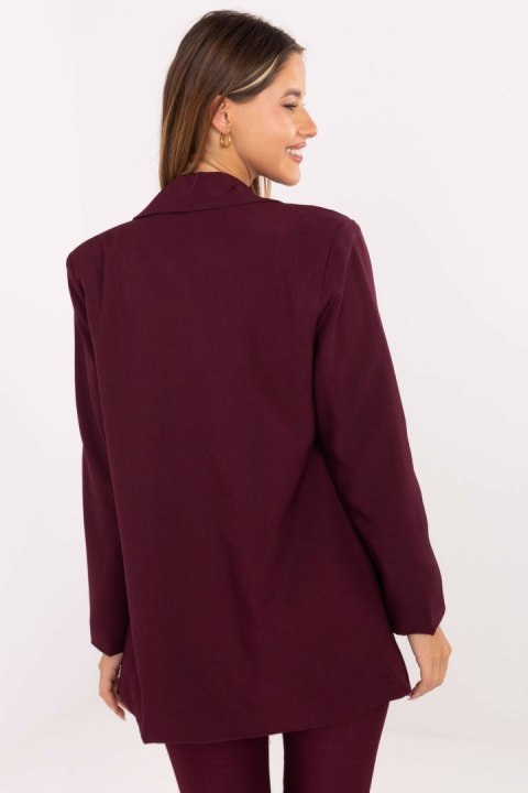 Marynarka Model IT-MA-FL8315.85 Bordo - Rue Paris Rue Paris