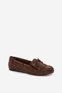 Mokasyny Model Olivianne H8-980H Dark Green - Step in style Step in style