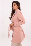 Płaszcz Damski Model IT-PL-A9590.85 Light Pink - Rue Paris Rue Paris