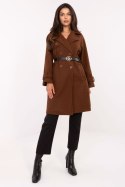 Płaszcz Damski Model IT-PL-FL5712.84 Brown - Rue Paris Rue Paris