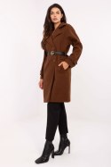 Płaszcz Damski Model IT-PL-FL5712.84 Brown - Rue Paris Rue Paris