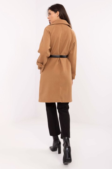 Płaszcz Damski Model IT-PL-FL5712.84 Camel - Rue Paris Rue Paris