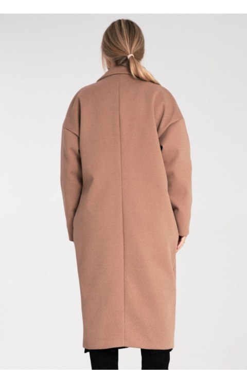 Płaszcz Damski Model M1111 Beige - Figl Figl Płaszcz Damski Model M1111 Beige - Figl Figl