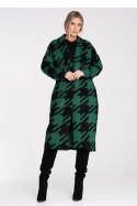 Płaszcz Damski Model M1112 Green - Figl Figl Płaszcz Damski Model M1112 Green - Figl Figl