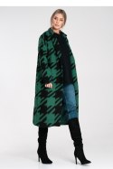Płaszcz Damski Model M1112 Green - Figl Figl Płaszcz Damski Model M1112 Green - Figl Figl