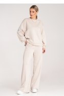 Spodnie Komplet Model M1168 Beige - Figl Figl Spodnie Komplet Model M1168 Beige - Figl Figl