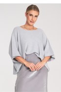 Sweter Damski Model M1102 Grey - Figl Figl Sweter Damski Model M1102 Grey - Figl Figl