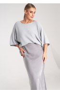 Sweter Damski Model M1102 Grey - Figl Figl Sweter Damski Model M1102 Grey - Figl Figl